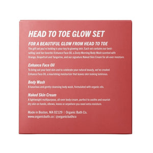 Head to Toe Glow Gift Set - Organic Bath Co.
