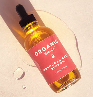 Moroccan Rose Body Oil - Organic Bath Co.