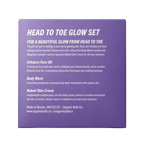 Head to Toe Glow Gift Set - Organic Bath Co.