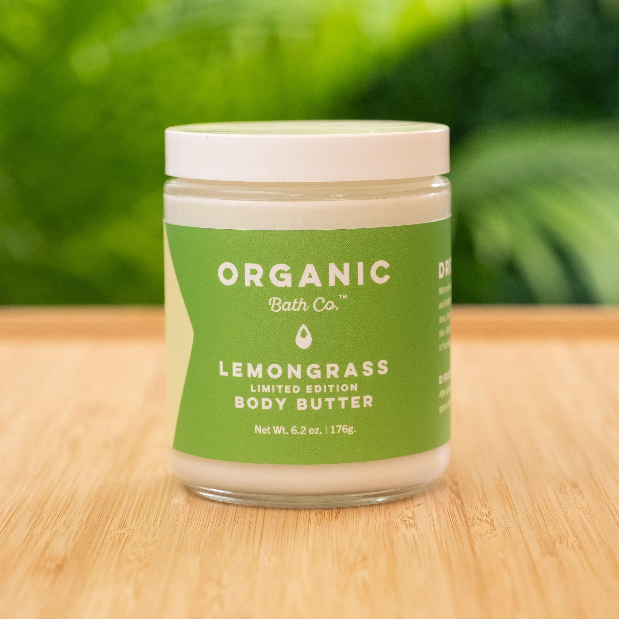 Lemongrass Organic Body Butter - Organic Bath Co.