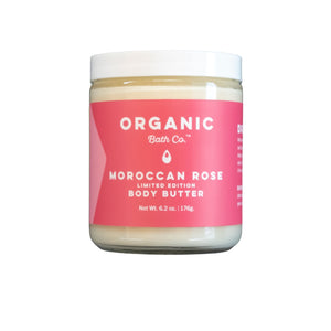 Moroccan Rose Organic Body Butter - Organic Bath Co.