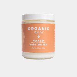 Naked Organic Unscented Body Butter - Organic Bath Co.