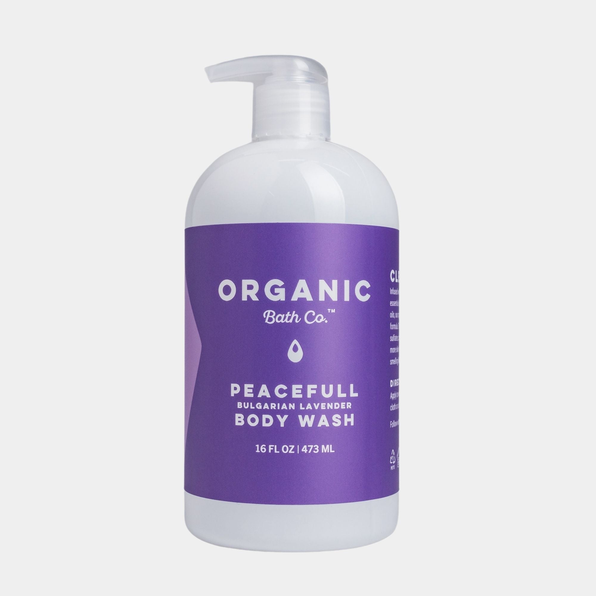 PeaceFull Organic Body Wash - Organic Bath Co.