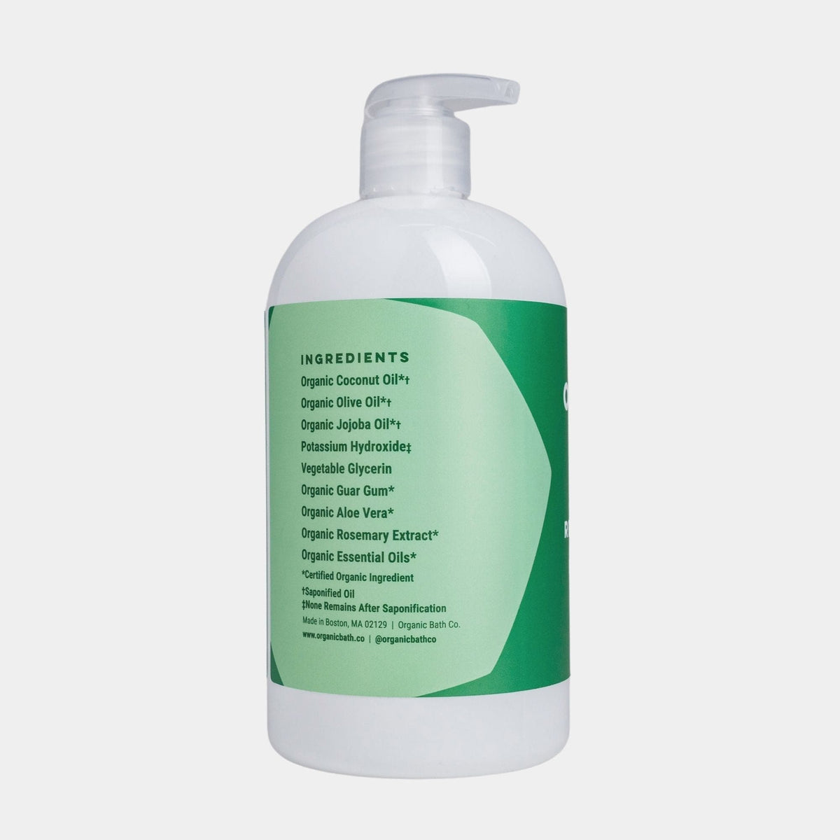 RefreshMint Organic Body Wash - Organic Bath Co.