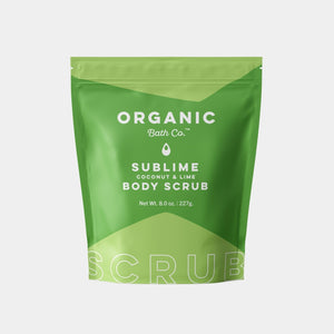 SubLime Organic Body Scrub - Organic Bath Co.