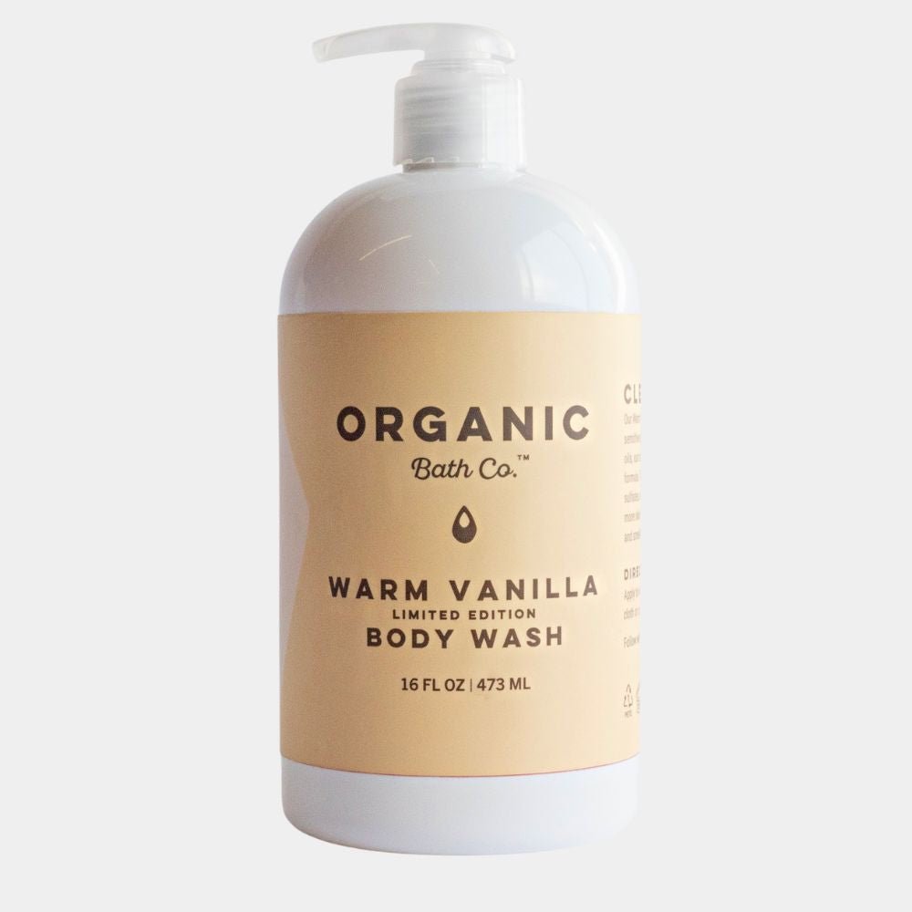 Warm Vanilla Body Wash - Organic Bath Co.