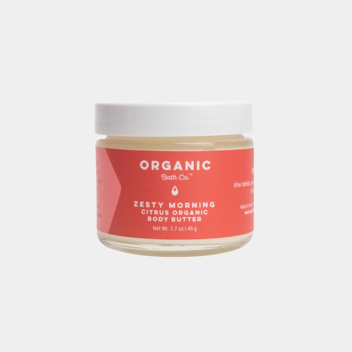 Zesty Morning Organic Body Butter - Organic Bath Co.