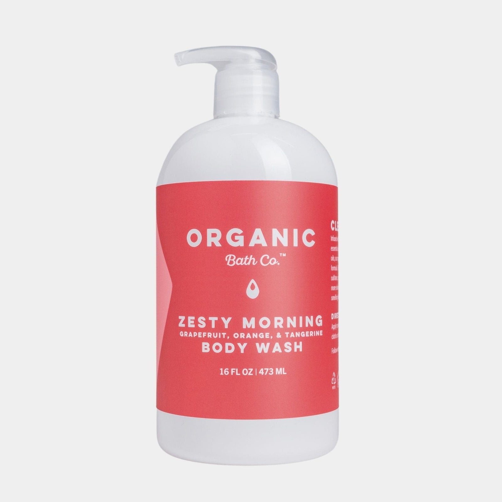 Zesty Morning Organic Body Wash - Organic Bath Co.